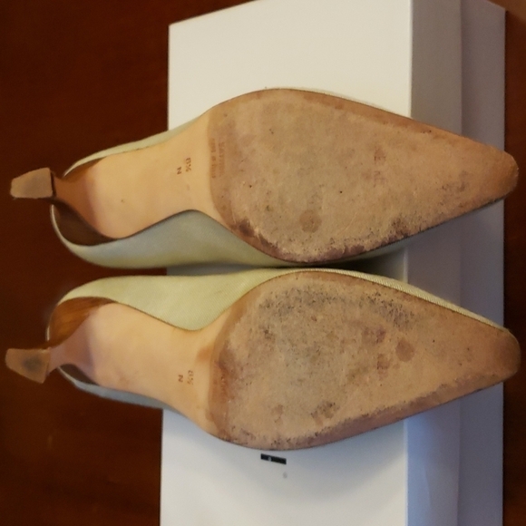ANNE Klein II Linen Sand 8.5N pump Heels Gorgeous! EUC in Box - Picture 9 of 10